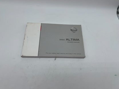 2003 Nissan Altima Owners Manual OEM C03B39005