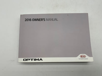 2016 Kia Optima Owners Manual Set with Case OEM C02B04035