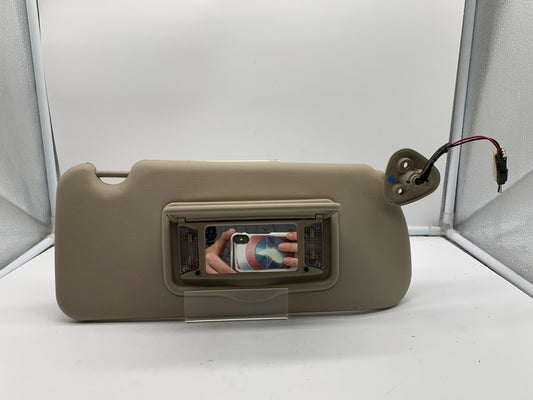 2004-2009 Cadillac SRX Passenger Sun Visor Tan Illuminated OEM A01B36044