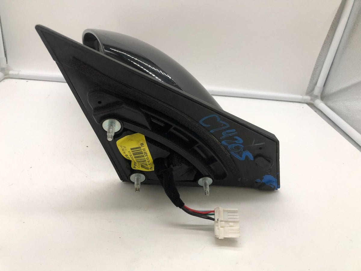 2011-2014 Hyundai Sonata Driver Side View Power Door Mirror Black OEM A03B03002