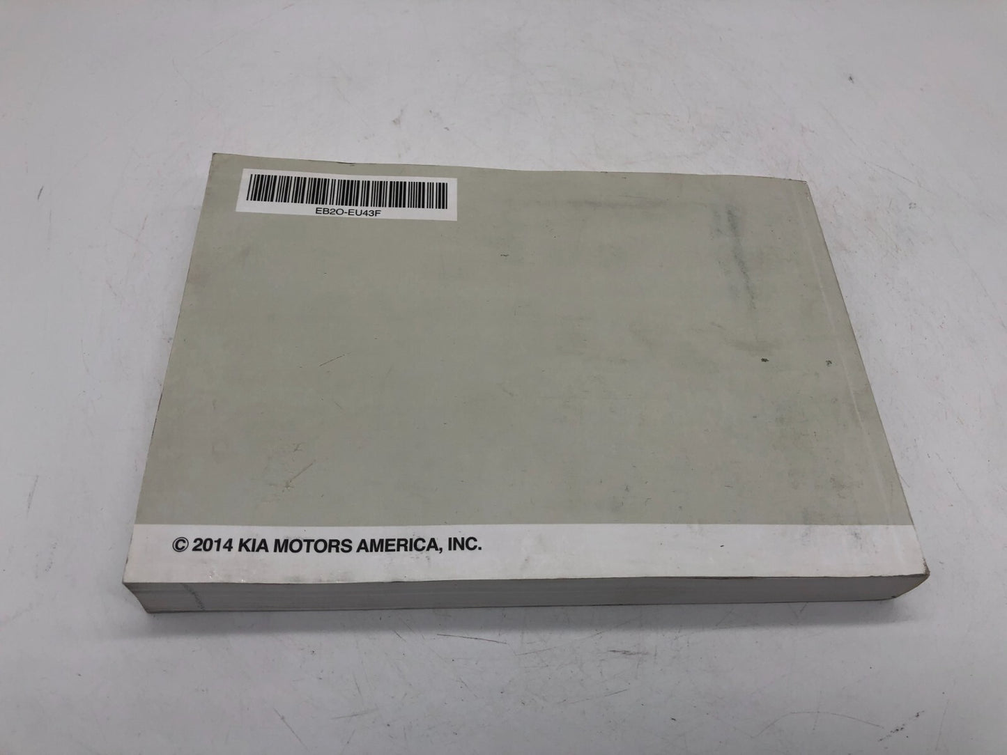2014 Kia Soul Owners Manual OEM E01B23003