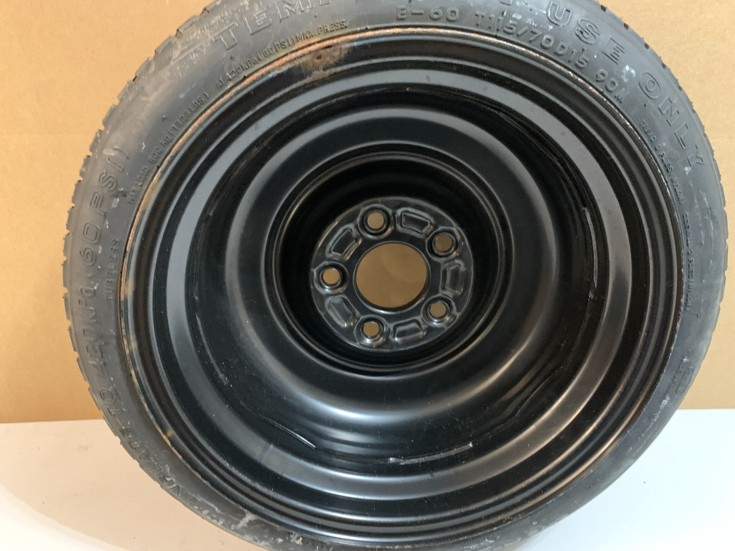 2010-2013 Mazda 3 Mazda3 15" Spare Tire Compact Donut T115/70D15