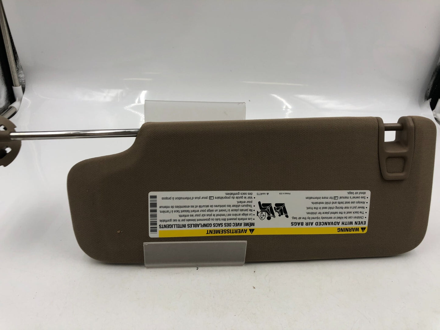 2004-2012 Chevrolet Malibu Passenger Sun Visor Brown OEM B03B20022