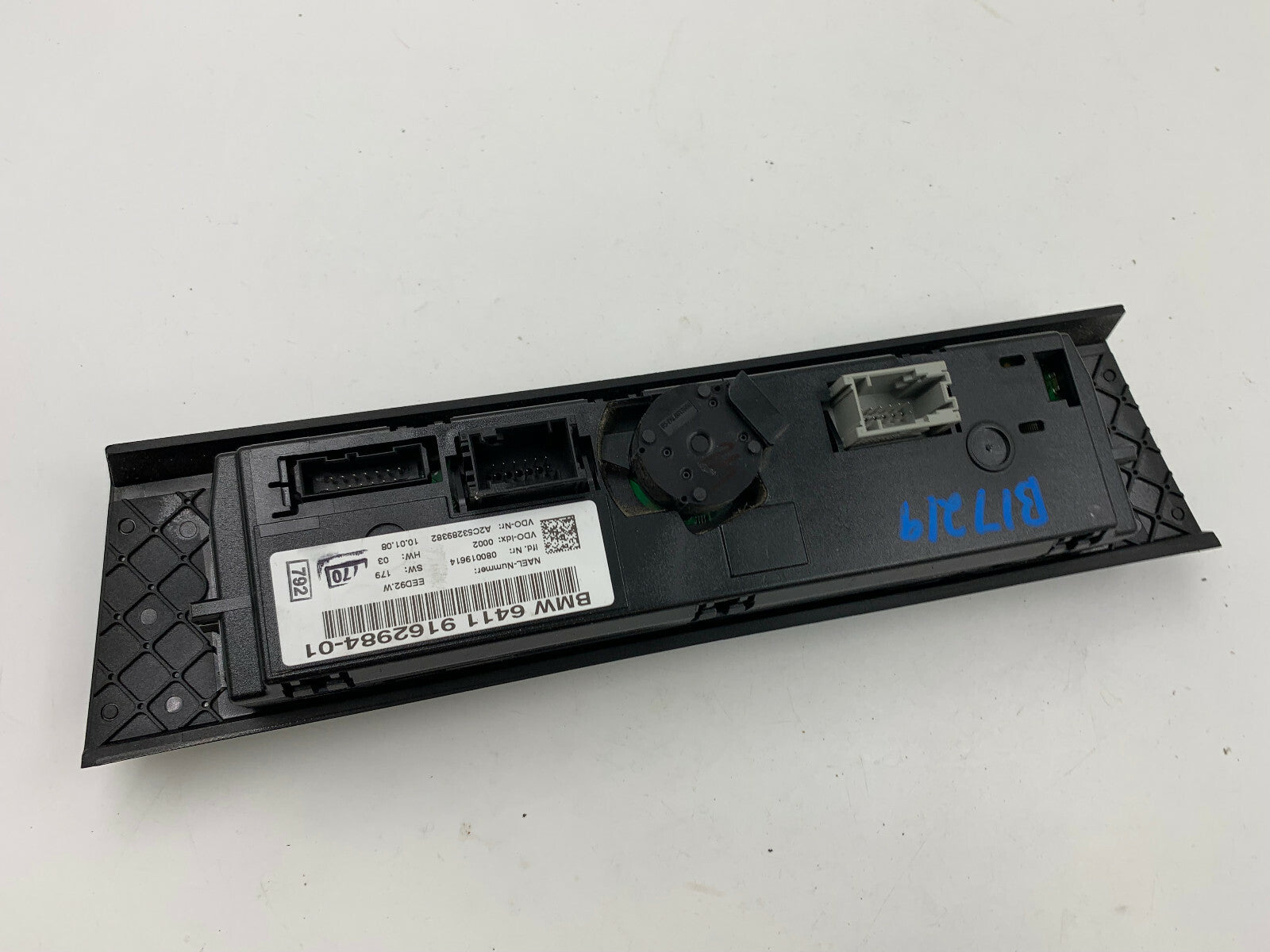 2007-2010 BMW 335i Coupe AC Heater Climate Control Unit OEM B02B21008