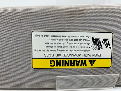 2011-2015 Hyundai Sonata Passenger Sun Visor Gray OEM A01B22049