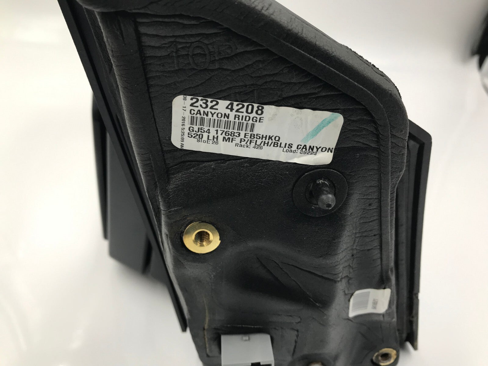 2017-2019 Ford Escape Driver Side View Power Door Mirror Orange BSA D03B60004