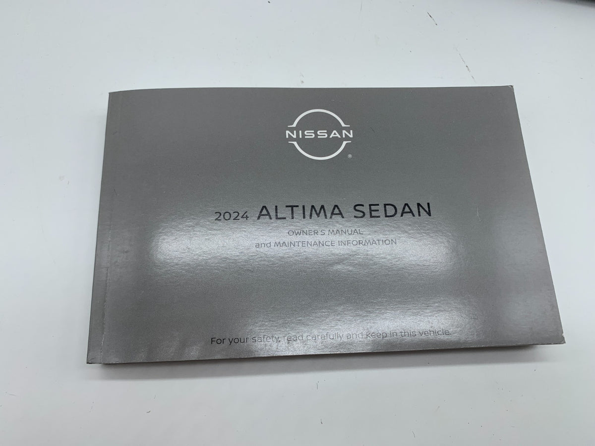2024 Nissan Altima Sedan Owners Manual Set with Case OEM A01B51006