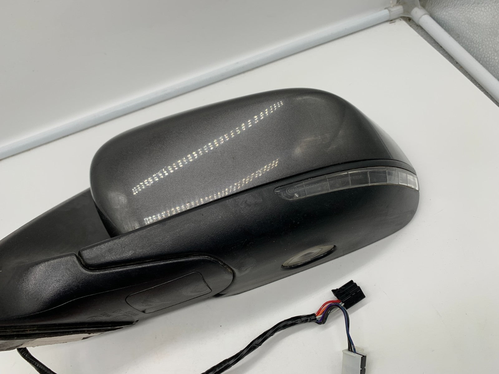 2014-2021 Jeep Cherokee Driver Side View Power Door Mirror Silver BSA OEM