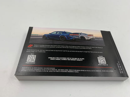 2020 Dodge Charger Owners Manual Set with Case OEM A03B54037
