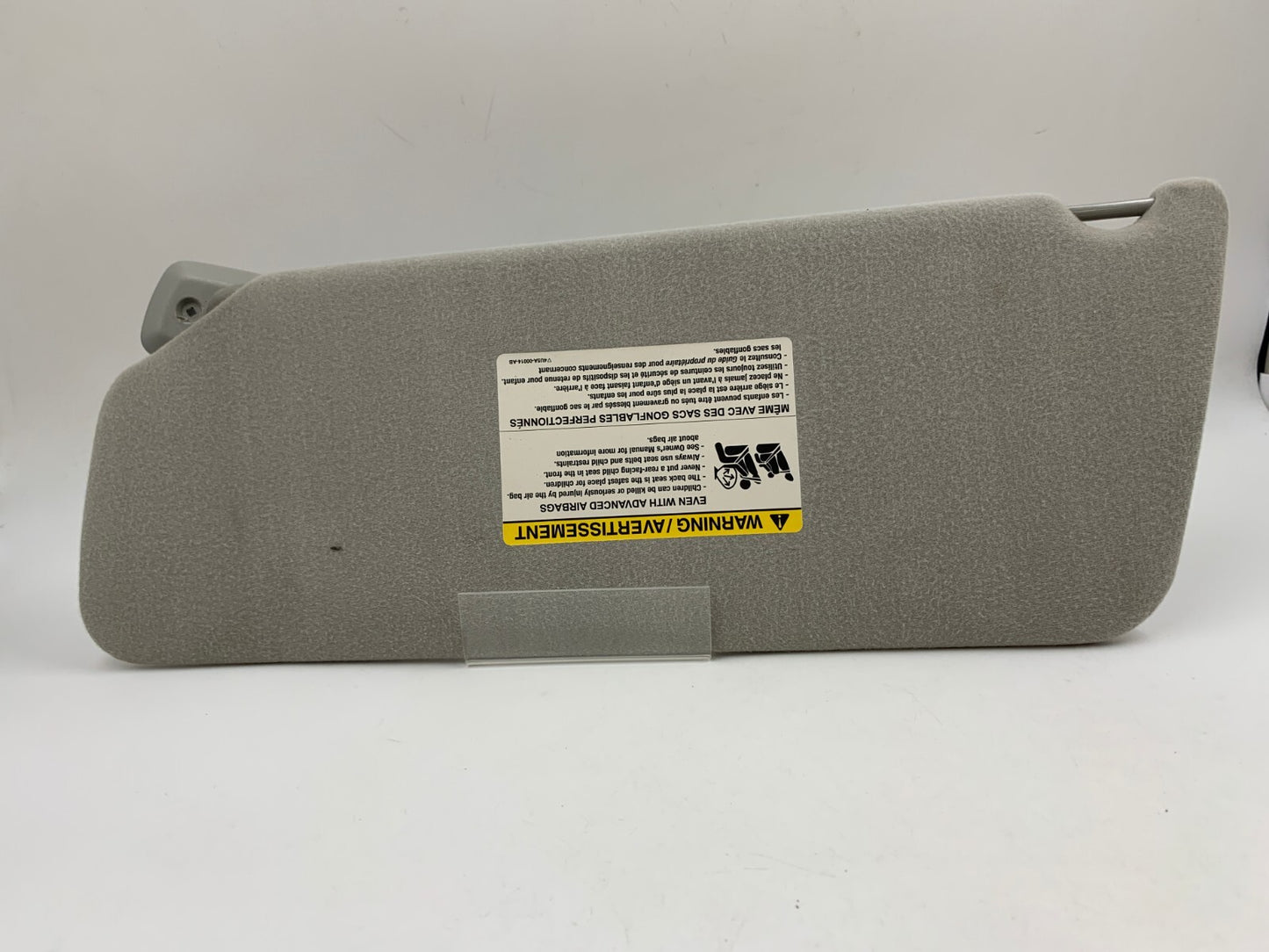 2004-2008 Ford F150 Passenger Sun Visor Gray OEM A04B34023