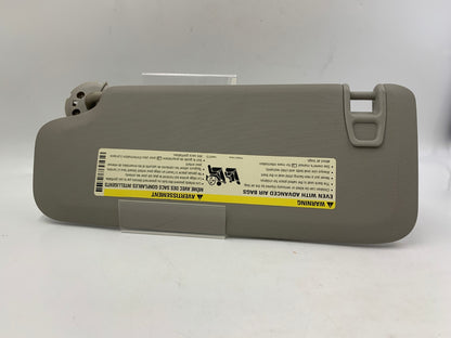 2011-2016 Chevrolet Cruze Passenger Sun Visor Gray OEM A01B08035