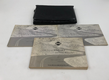 1998 Nissan Maxima Owners Manual Handbook Set with Case OEM I02B39005