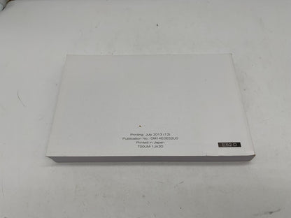 2014 Nissan Quest Owners Manual Set with Case OEM