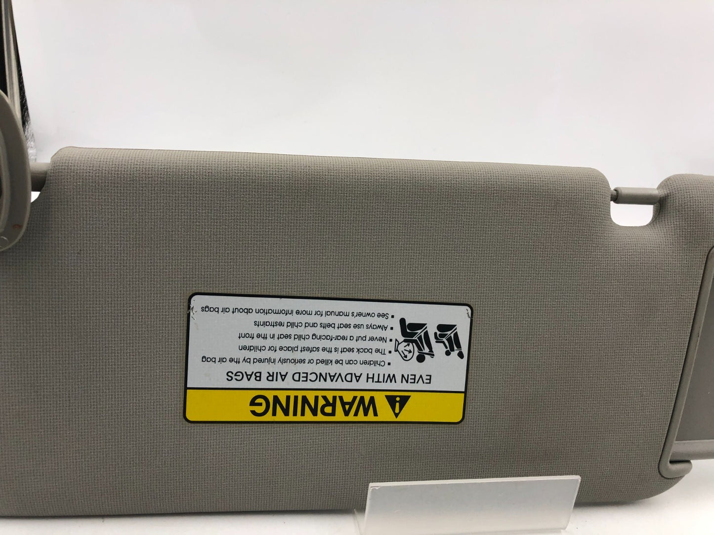 2010-2013 Kia Forte Passenger Sun Visor Gray OEM A04B19068