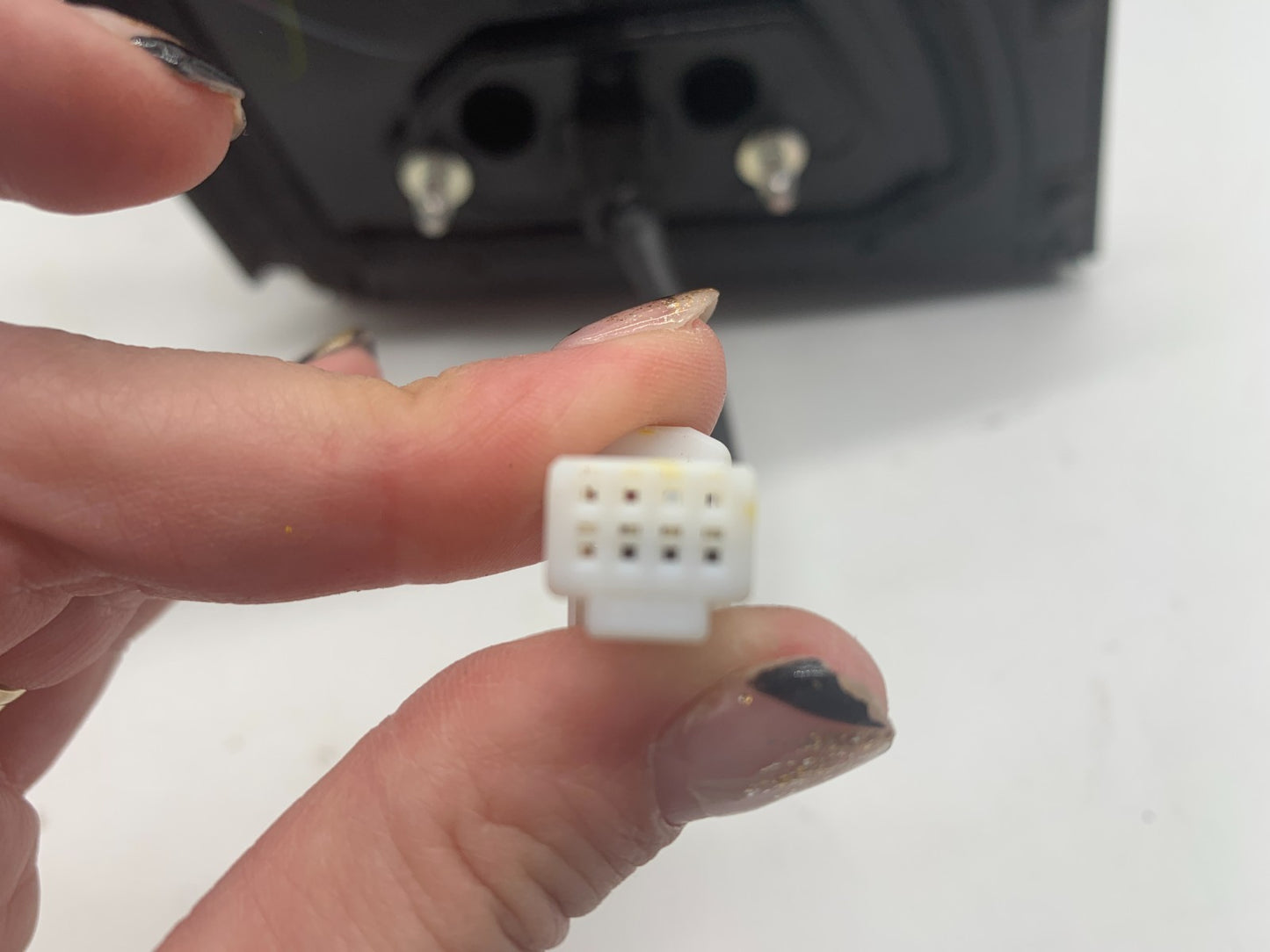 2008-2015 Nissan Rogue Driver Side View Power Door Mirror Black OEM D02B26014