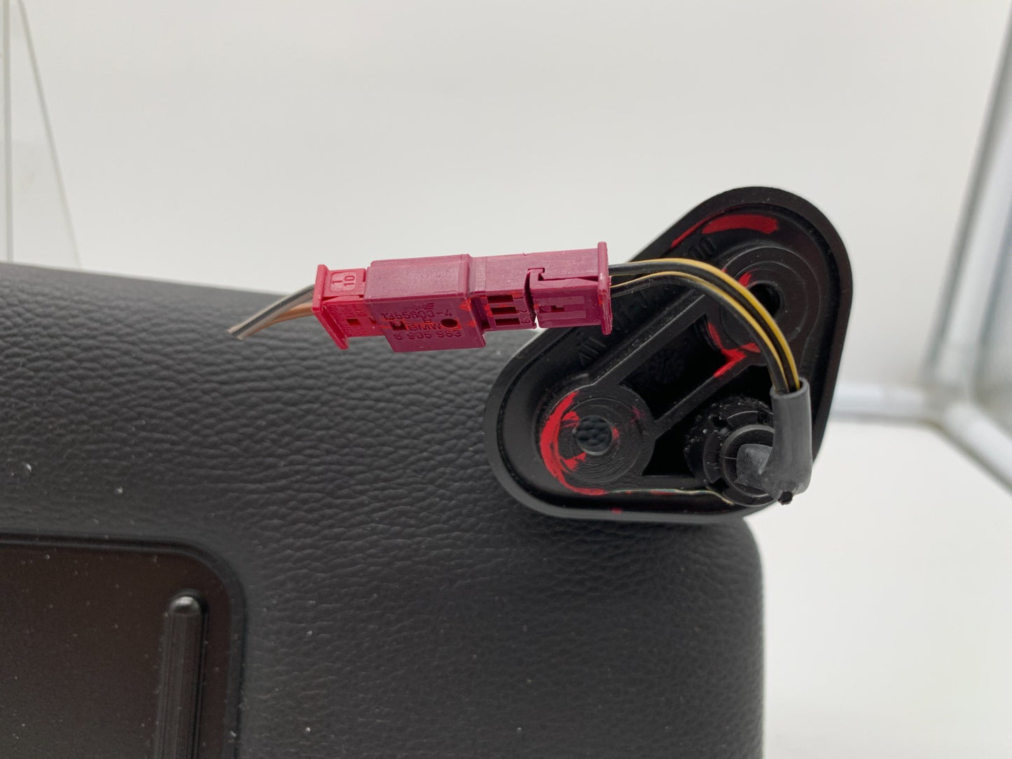 2007-2013 BMW 335i Passenger Sun Visor Black OEM A03B24053