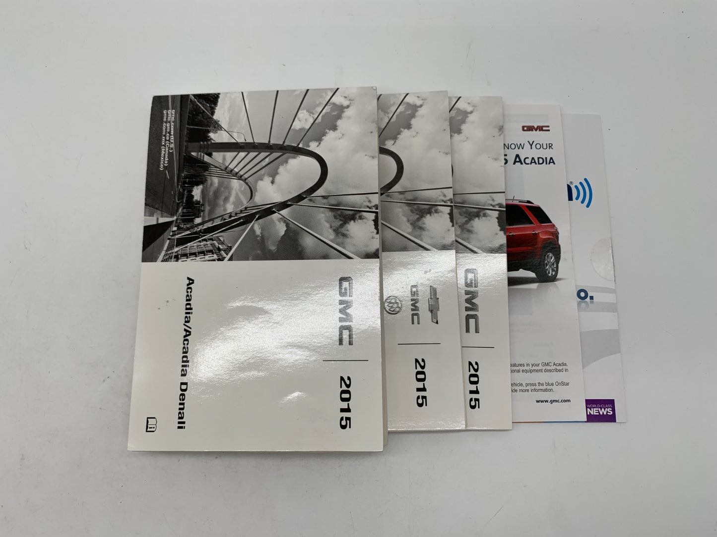 2015 GMC Acadia Denali Owners Manual Set OEM D01B66018