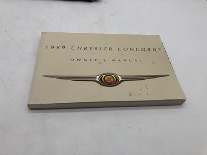 1999 Chrysler Concorde Owners Manual OEM A01B38008