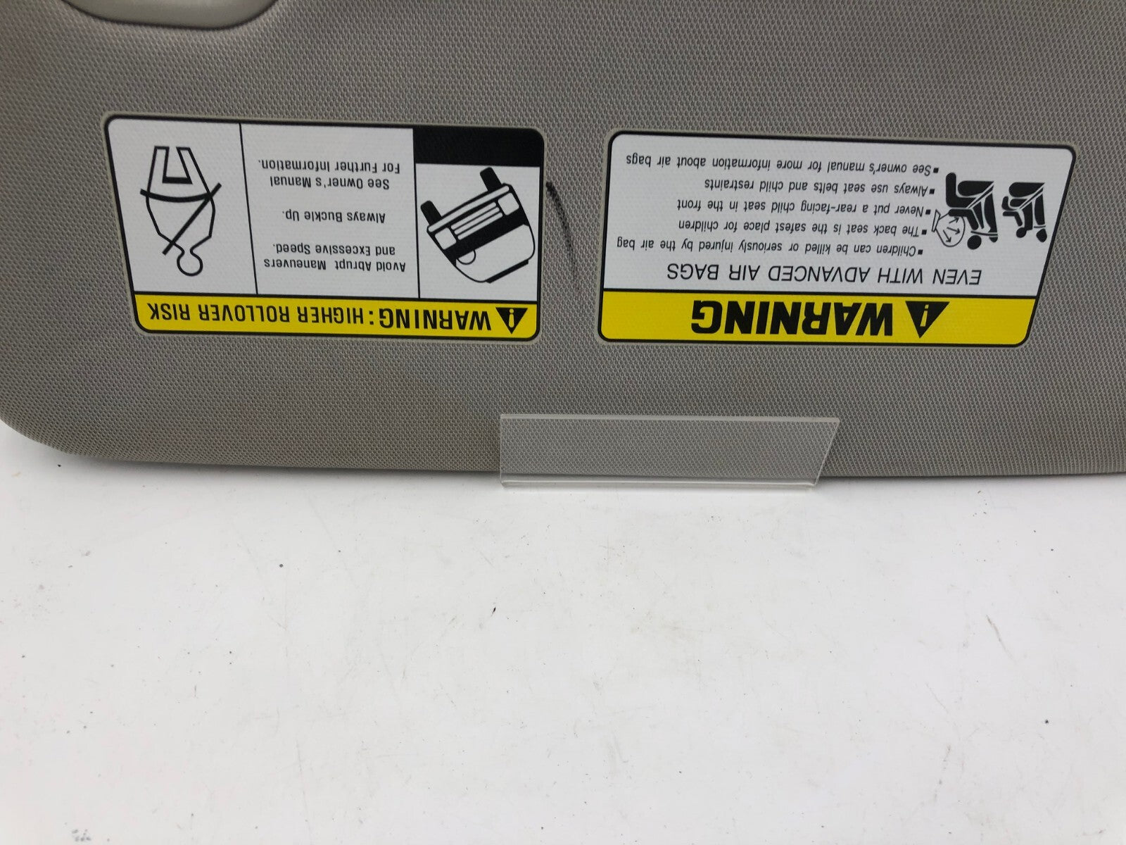 2013-2019 Hyundai Santa Fe Driver Sun Visor  Gray OEM C03B60002