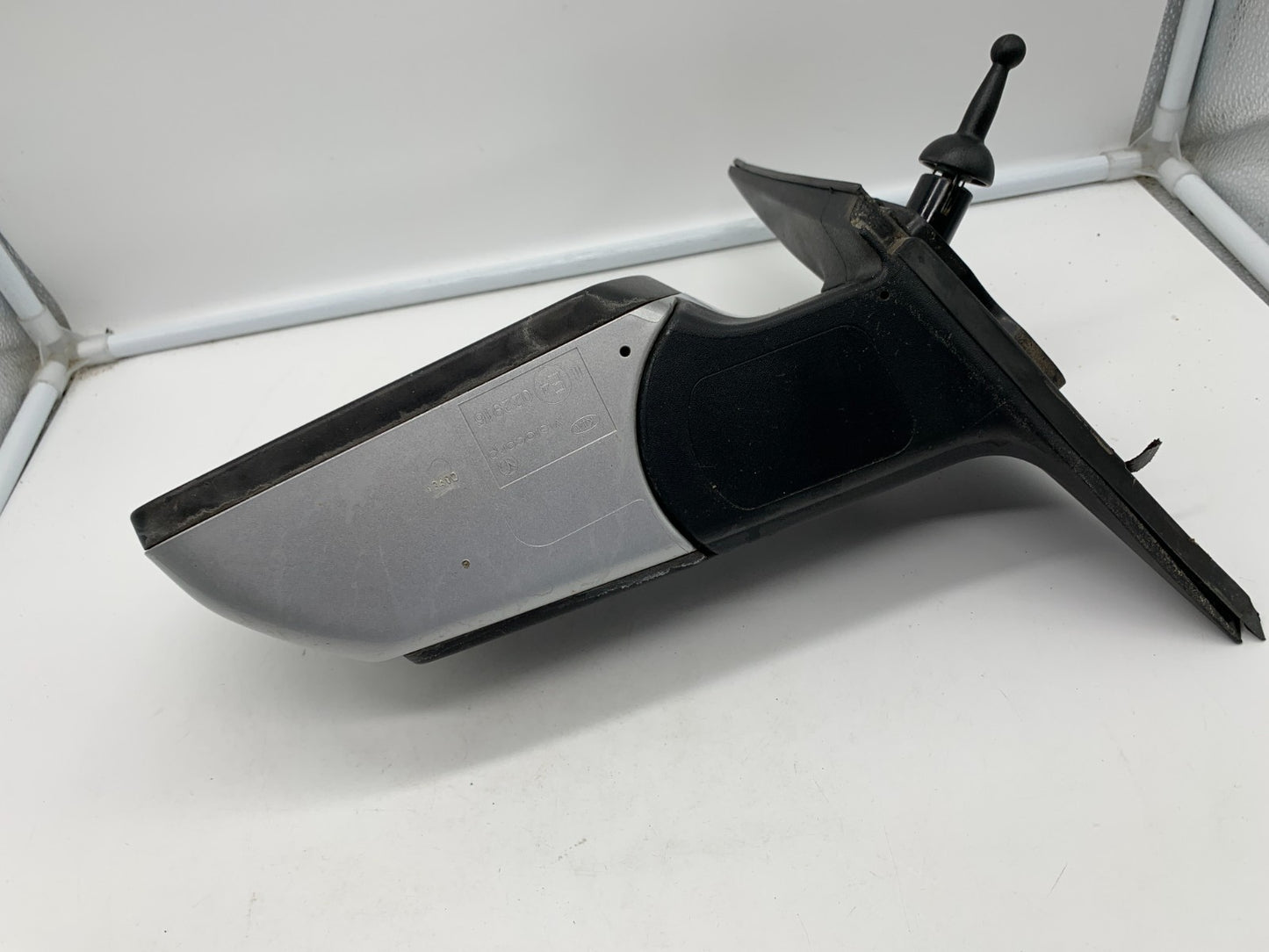 2010-2013 Kia Soul Driver Side View Manual Door Mirror Black OEM Silver