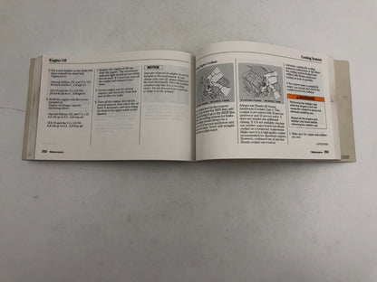 2002 Honda Accord Owners Manual OEM A02B24022
