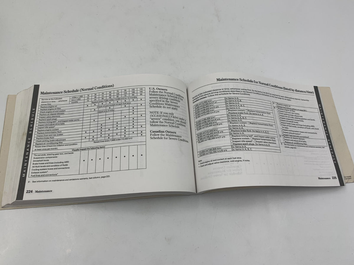 1999 Honda Odyssey Owners Manual Set with Case OEM D02B29010