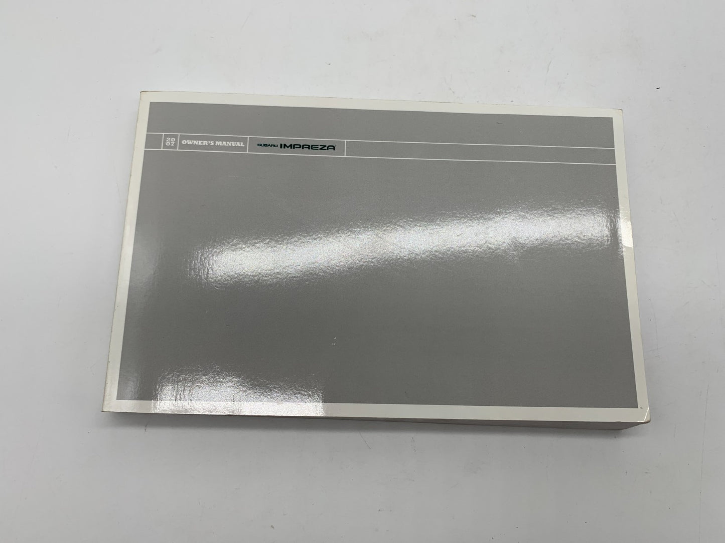2007 Subaru Impreza Owners Manual with Case OEM