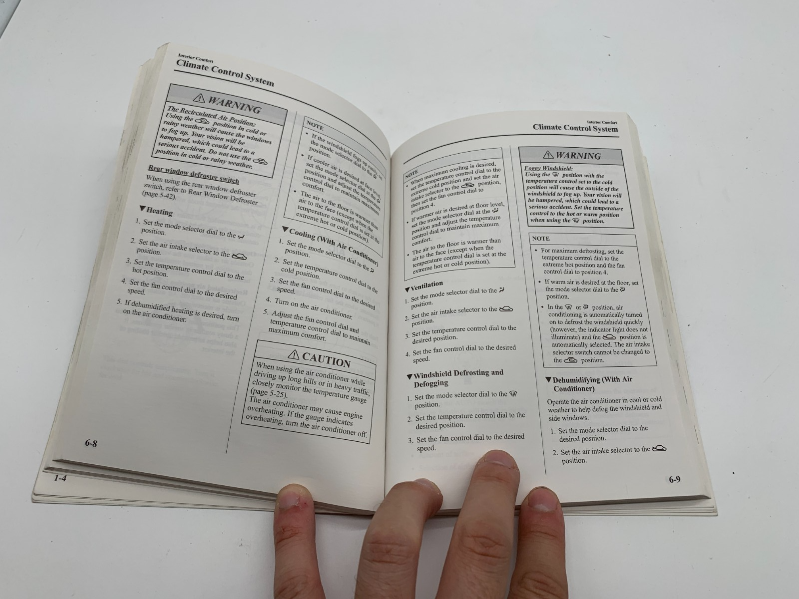 2005 Mazda 6 Owners Manual Book Guide OEM