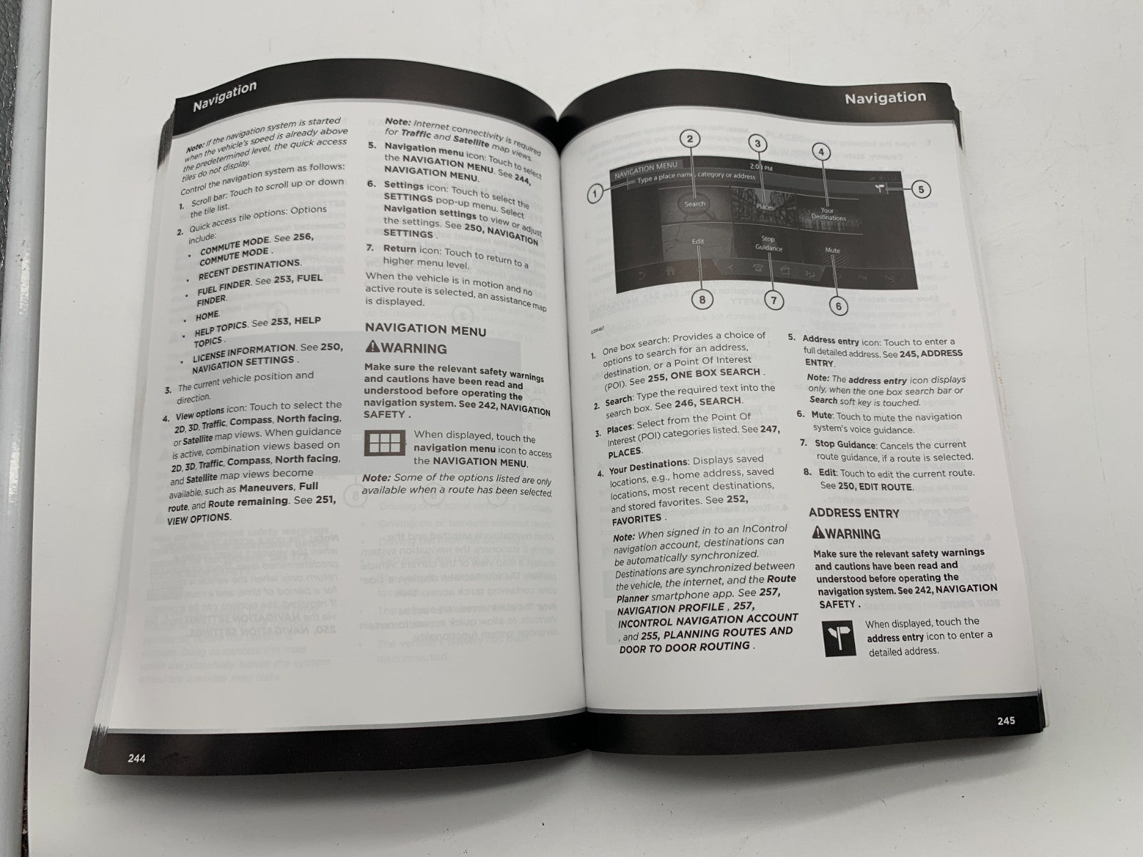 2020 Jaguar F-Pace Owners Manual Set with Case OEM B04B19018