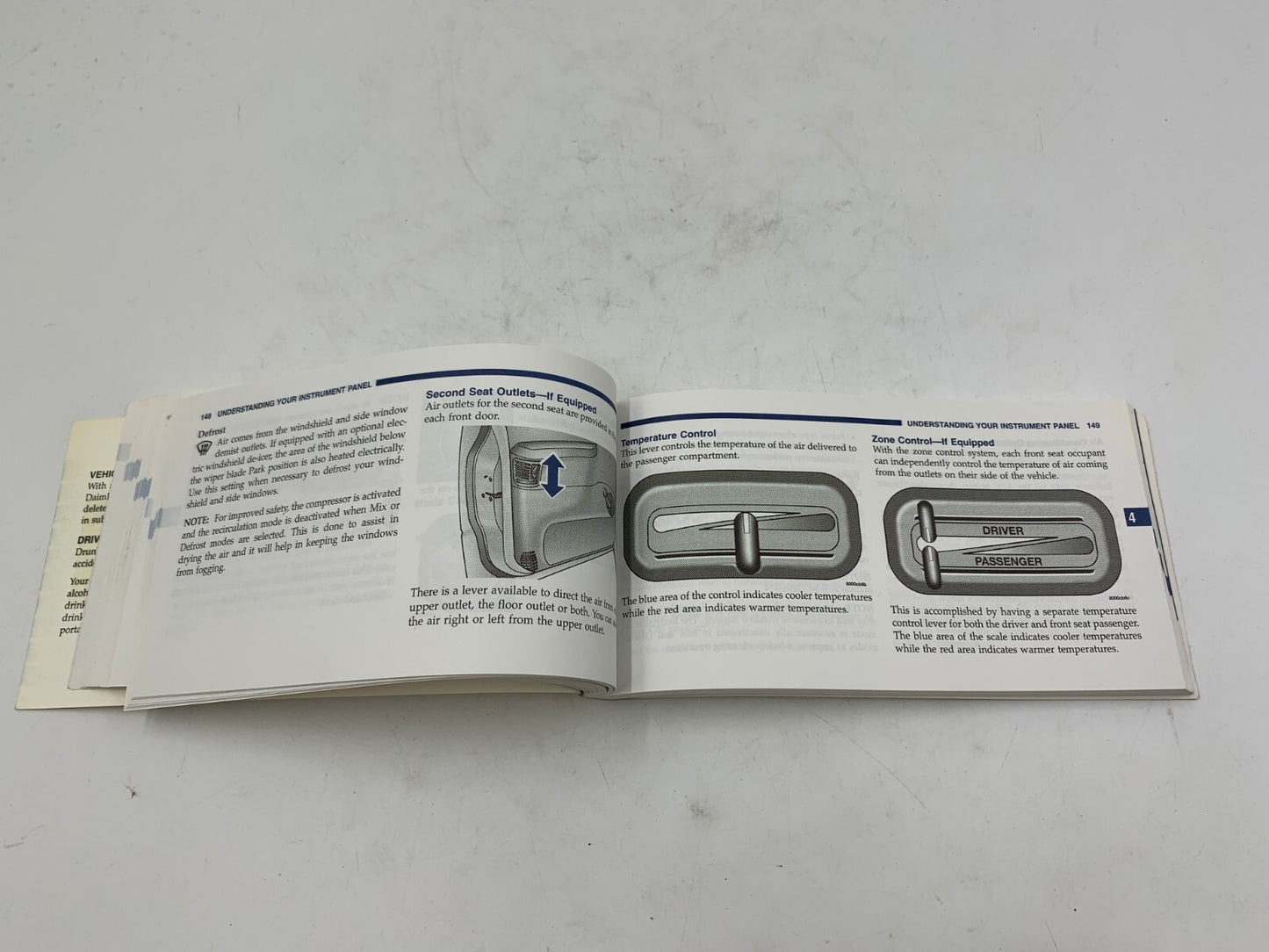 2000 Dodge Caravan Owners Manual OEM B02B49044