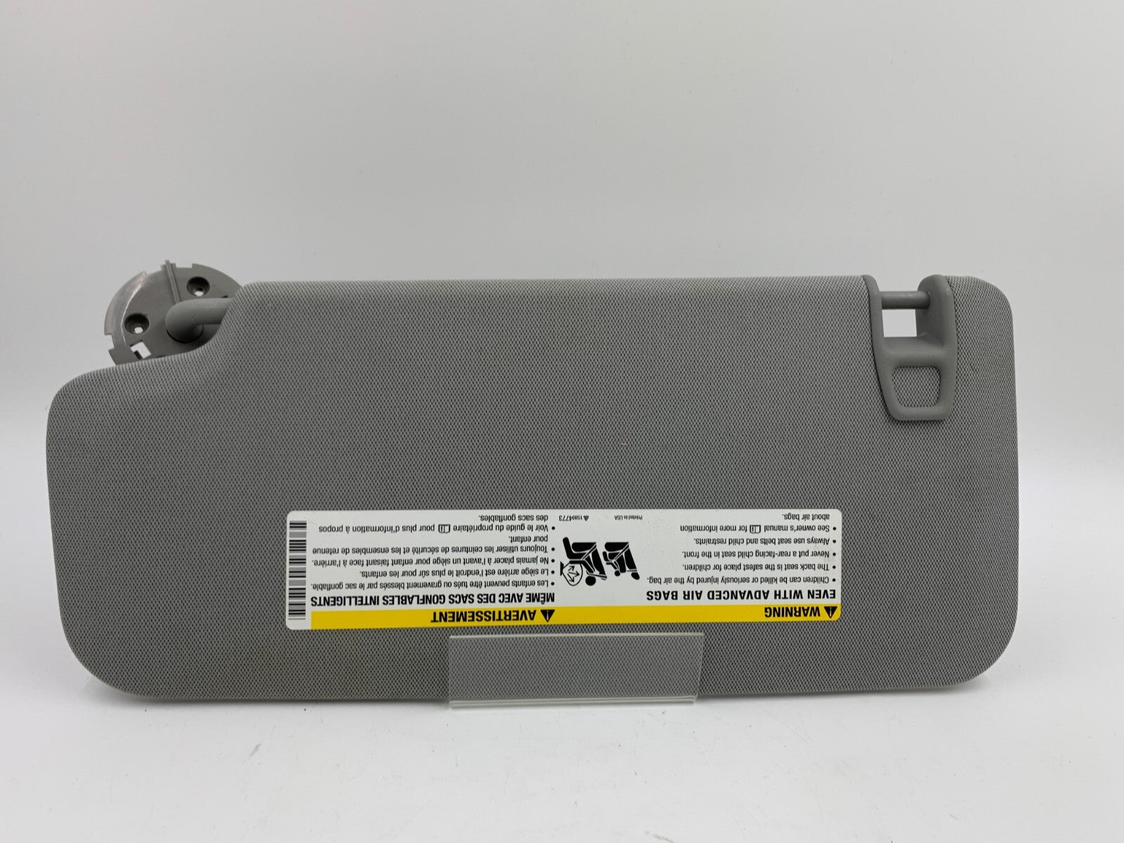 2017-2021 Chevrolet Trax Passenger Sun Visor Gray OEM B03B32030