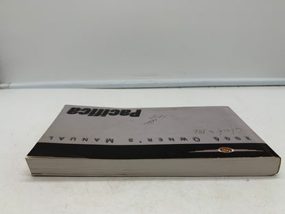 2006 Chrysler Pacifica Owners Manual with Case OEM A01B01010