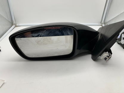 2011-2014 Hyundai Sonata Driver Side View Power Door Mirror Black OEM A01B04020