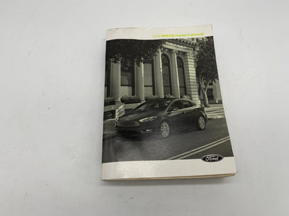 2018 Ford Focus Owners Manual OEM D01B62013