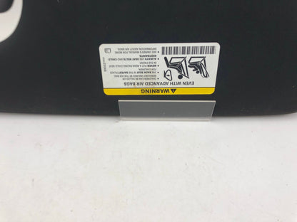 2015-2017 Dodge Challenger Passenger Sun Visor Black Illuminated OEM B03B08030