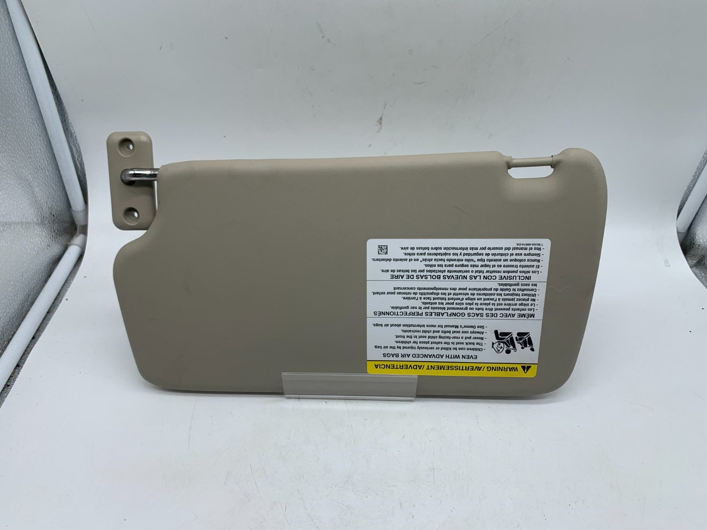 2011-2019 Ford Fiesta Passenger Sun Visor Sunvisor Tan OEM E02B18002