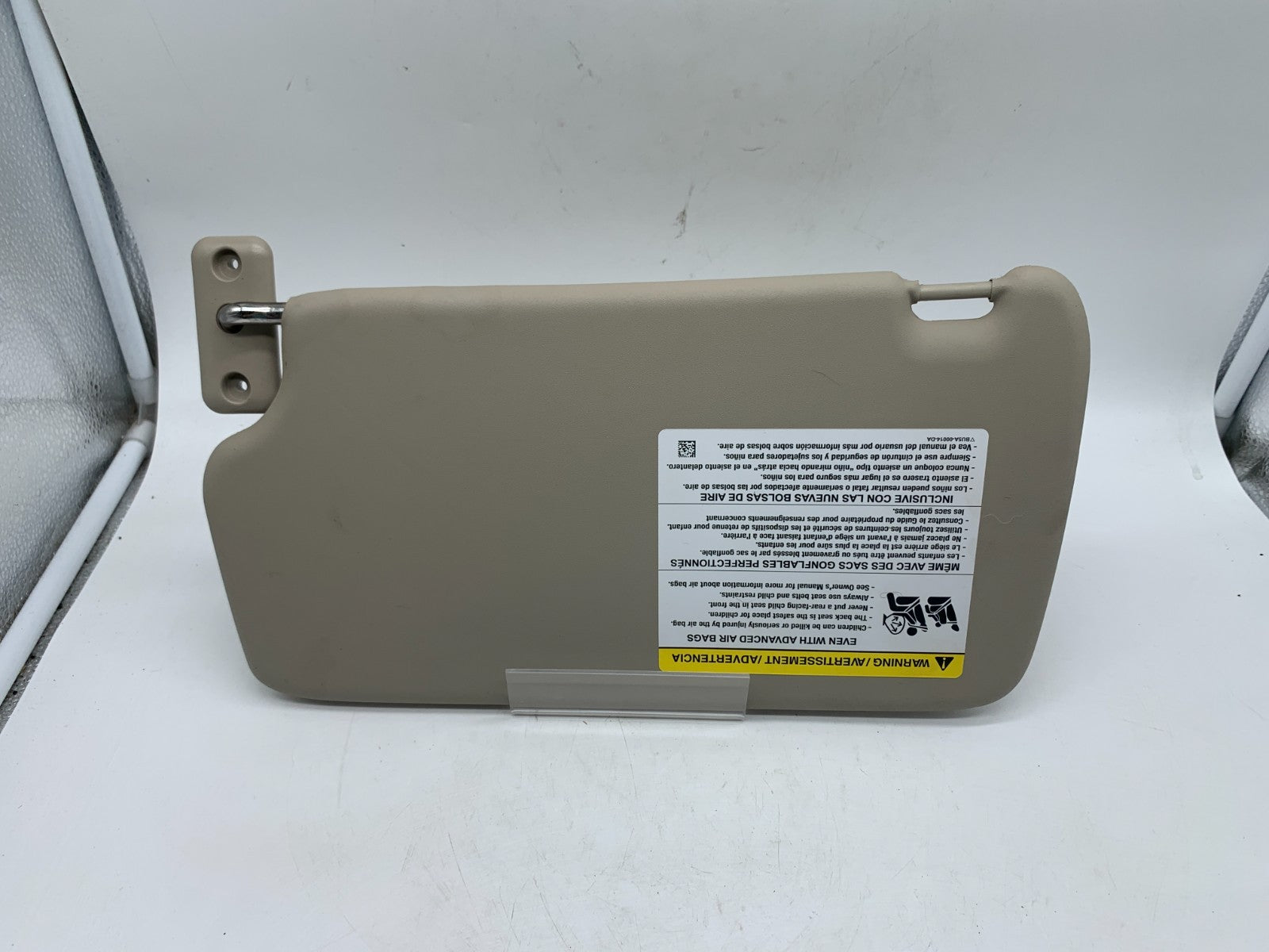 2011-2019 Ford Fiesta Passenger Sun Visor Sunvisor Tan OEM E02B18002
