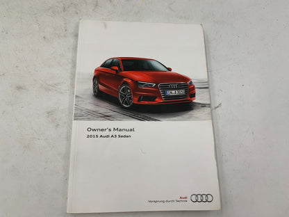 2015 Audi A3 Owners Manual Set with Case OEM B01B40041