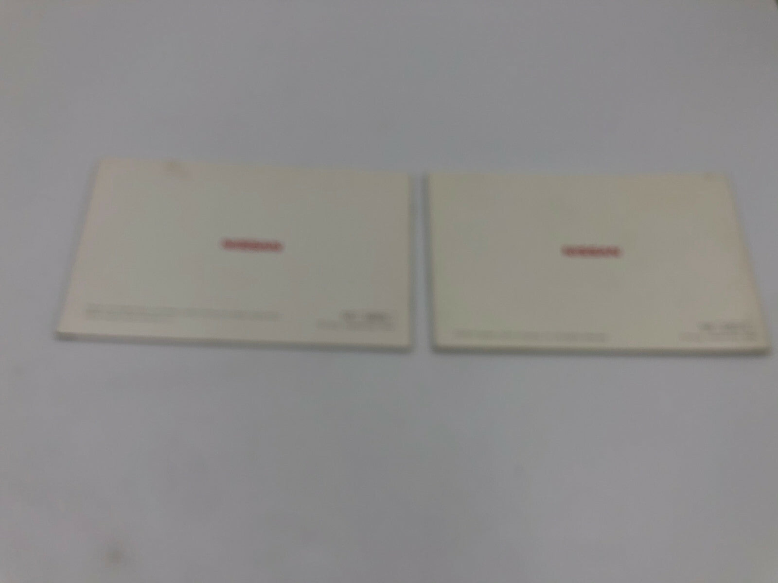 2005 Nissan Altima Owners Manual Set with Case OEM E01B05052