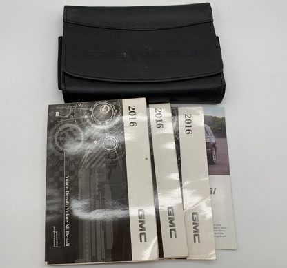 2016 GMC Yukon Denali Owners Manual Set with Case OEM C03B44005