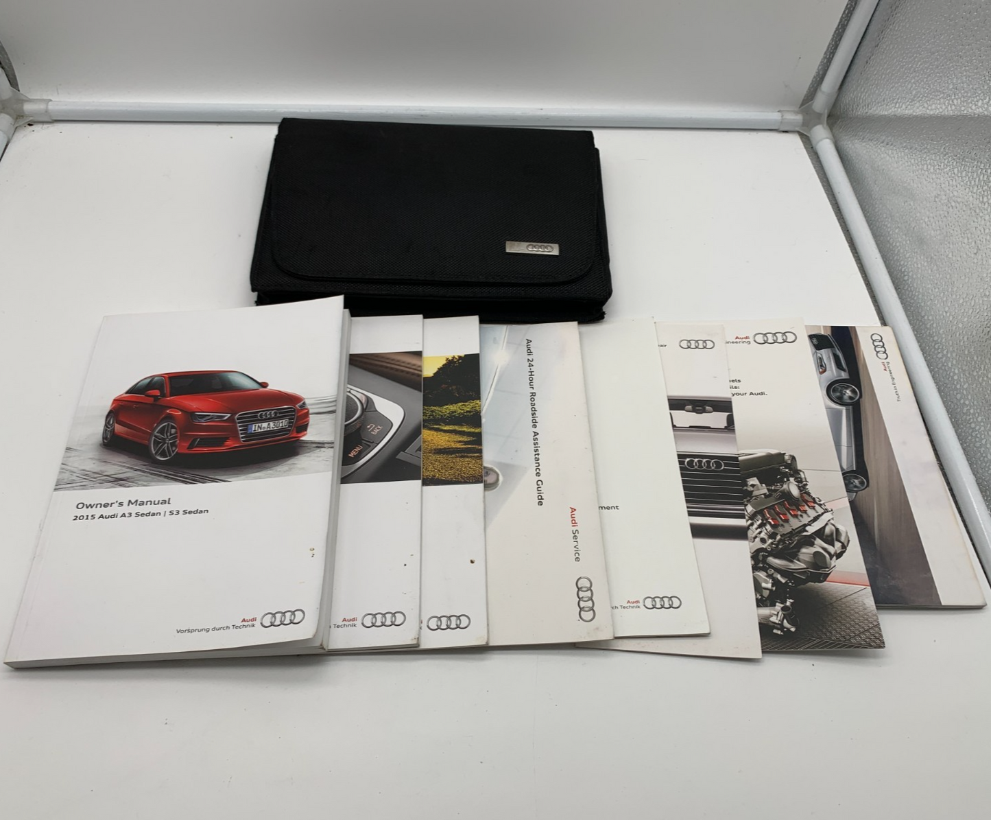 2015 Audi A3 Sedan Owners Manual Set with Case OEM C03B59011