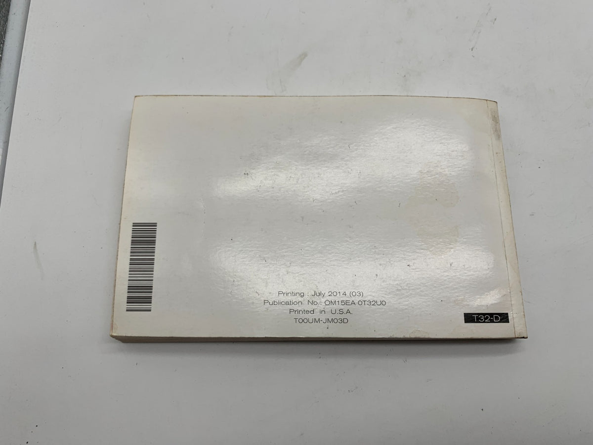 2015 Nissan Rogue Owners Manual Set with Case OEM A01B44007