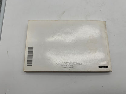 2015 Nissan Rogue Owners Manual Set with Case OEM A01B44007