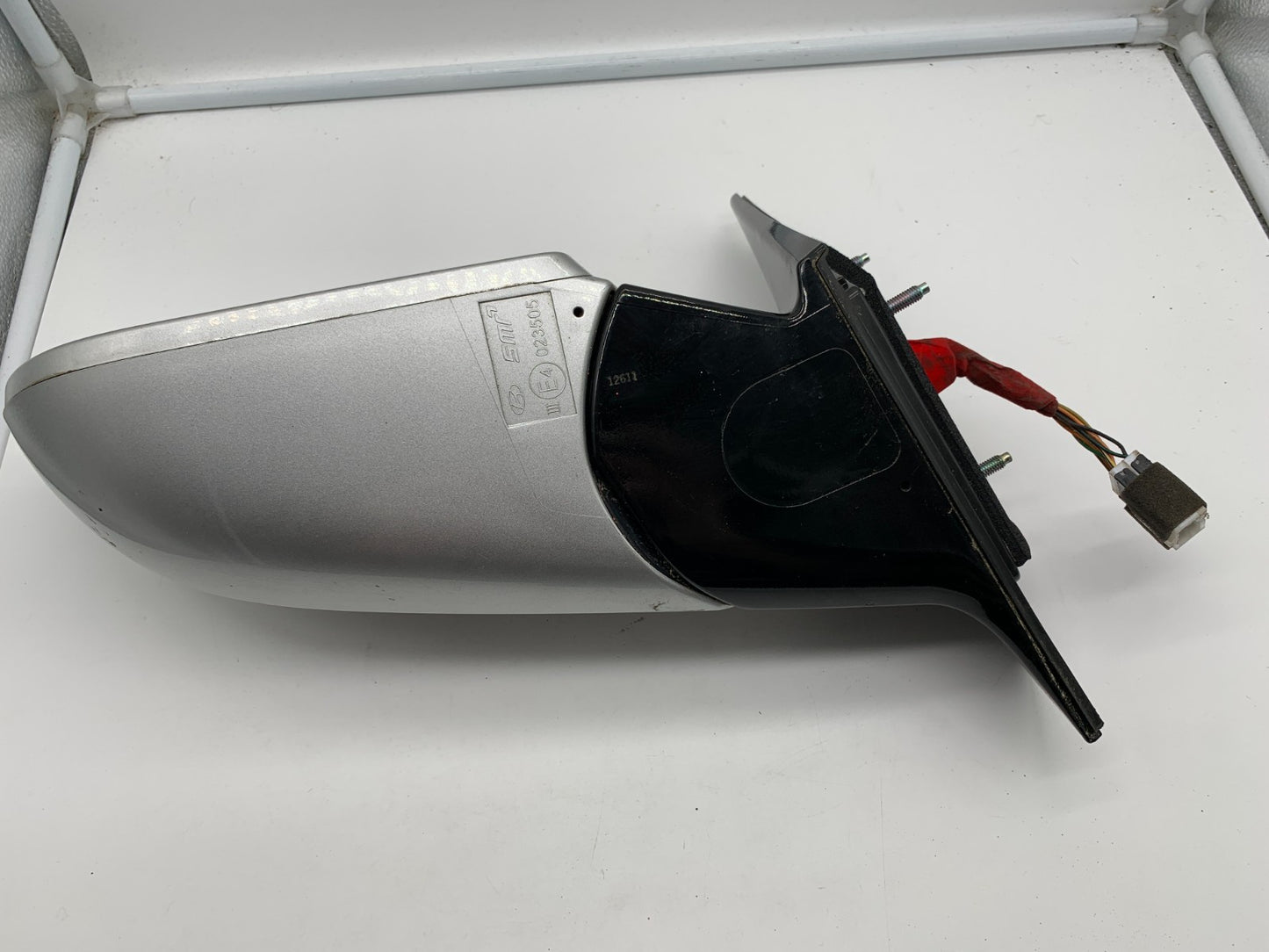 2012-2013 Hyundai Azera Driver Side View Power Door Mirror Silver OEM B04B23026