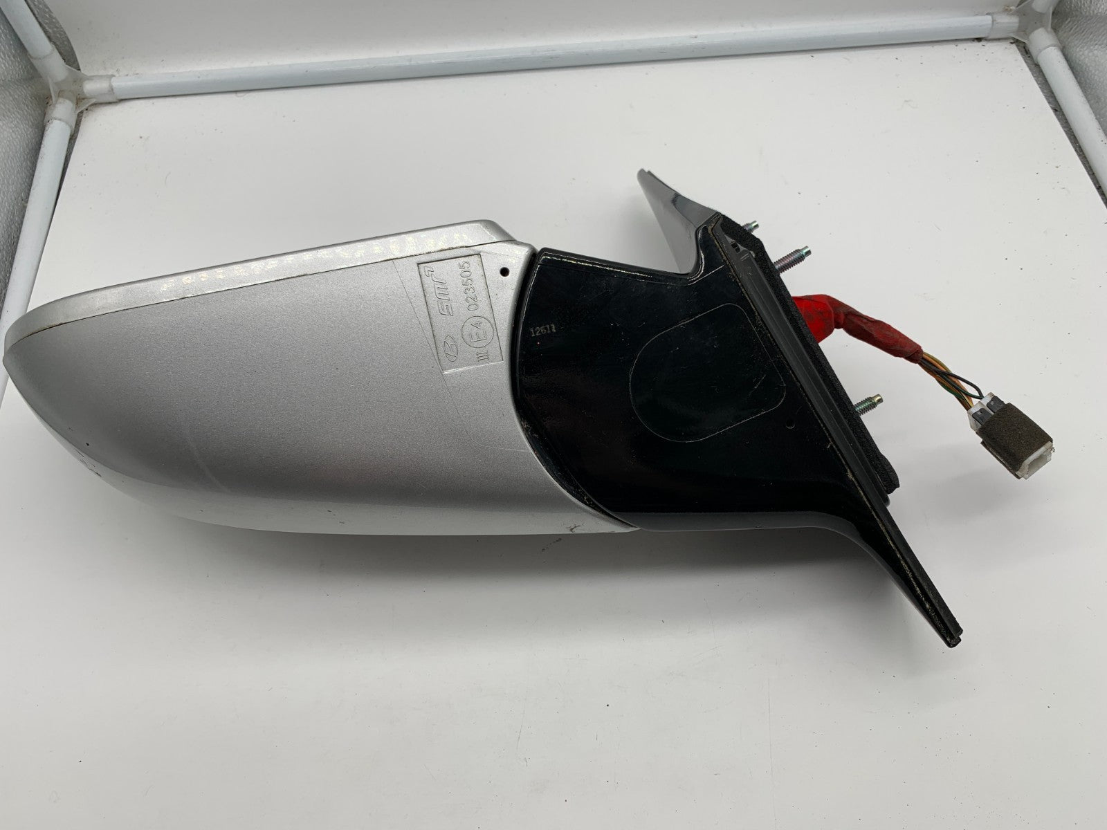 2012-2013 Hyundai Azera Driver Side View Power Door Mirror Silver OEM B04B23026