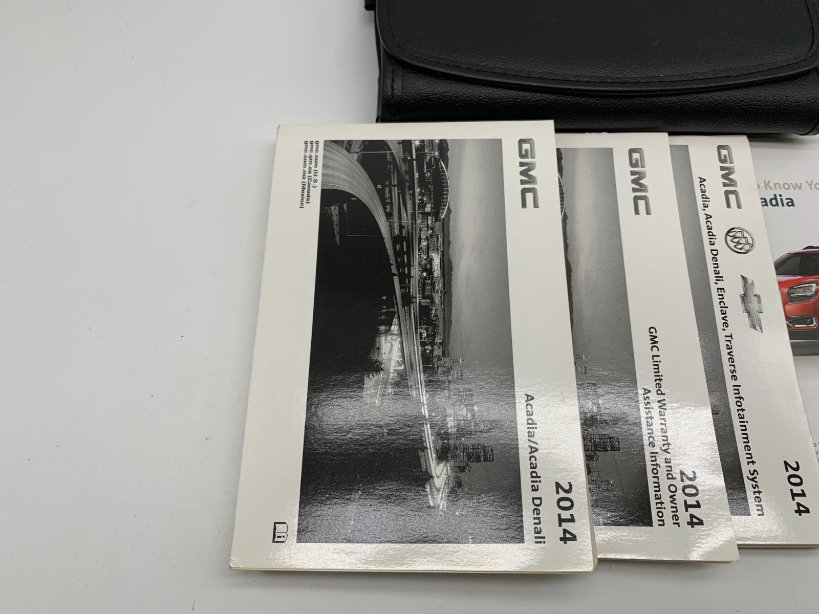 2014 GMC Acadia Denali Owners Manual Set with Case OEM B04B55051