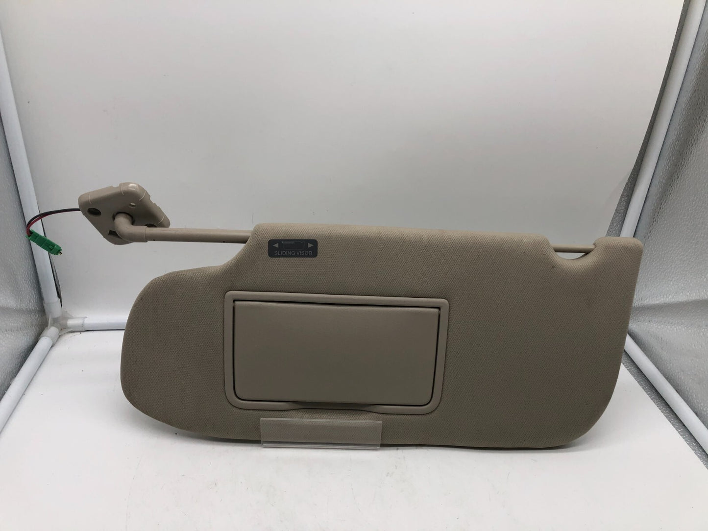 2010-2012 Ford Taurus Driver Sun Visor Gray Illuminated OEM B02B50027