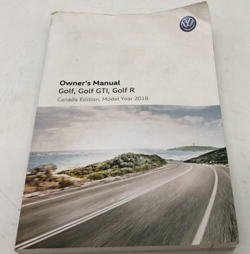 2018 Volkswagen Golf GTI Owners Manual OEM C02B40012
