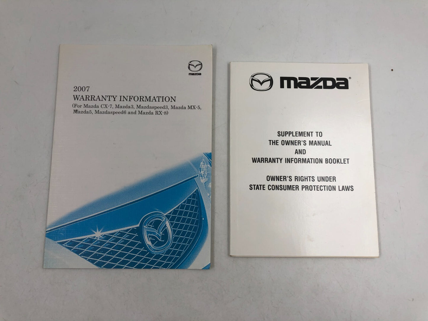 2007 Mazda CX-7 CX7 Owners Manual Set With Case OEM C04B35028