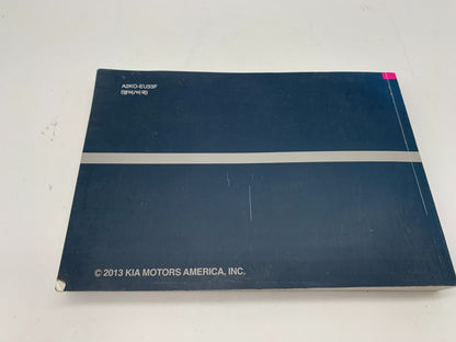 2013 Kia Soul Owners Manual OEM D01B19013